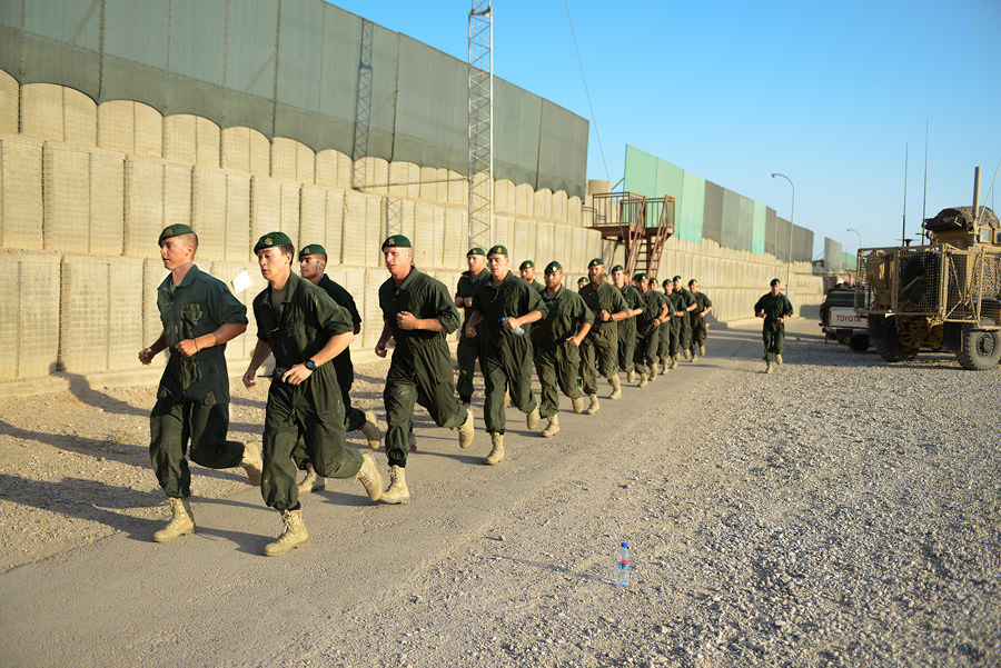 På språng i Camp Northern Lights Afghanistanbloggen