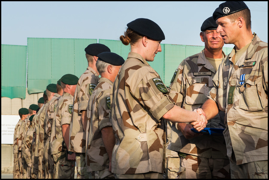 Medaljering på Camp Northern Lights Afghanistanbloggen