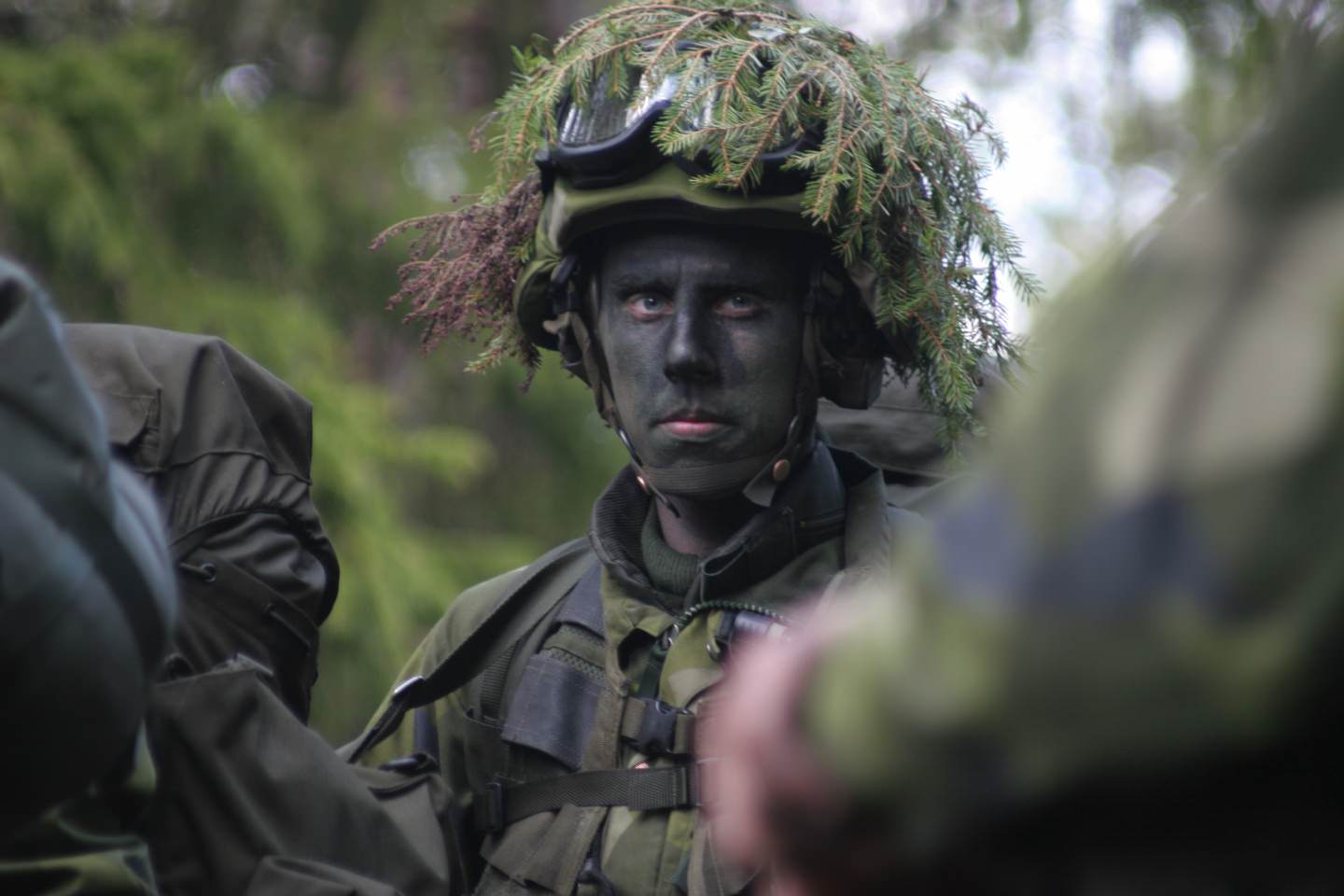 Soldat vid P4
