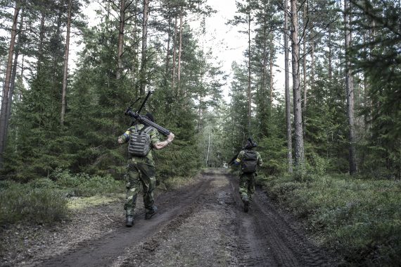 På väg till Batstaben.