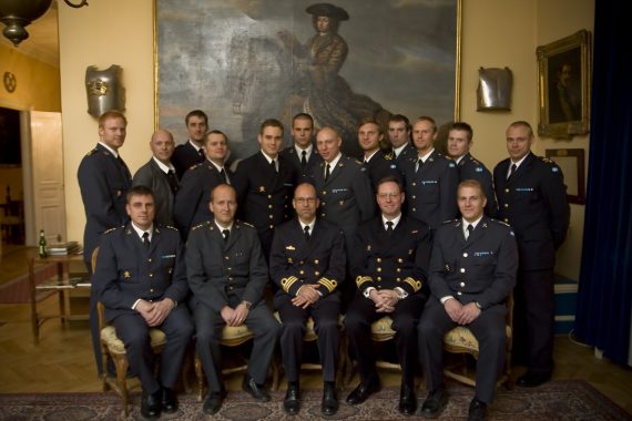 Så gott som hela metodförsöket 2007-2008 samlade på en och samma bild. Middag på K1 i Stockholm tidigt 2008. Foto: Combat Camera