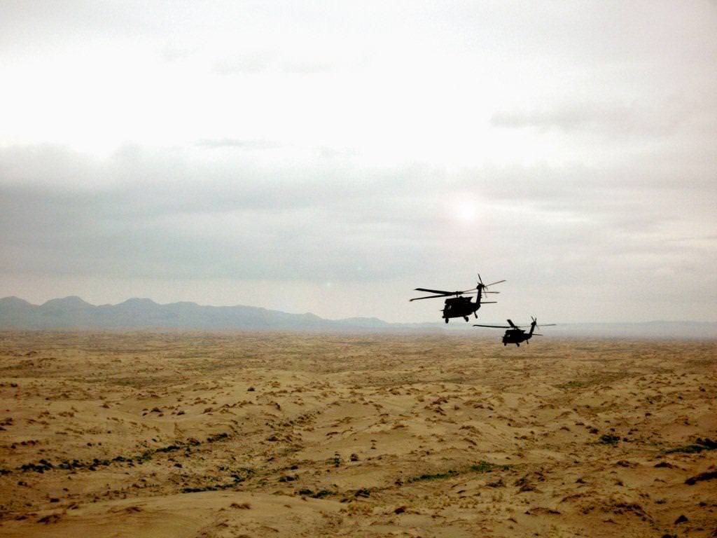 Rote Hkp 16 över Afghanistan 2013 (Foto: Försvarsmakten)