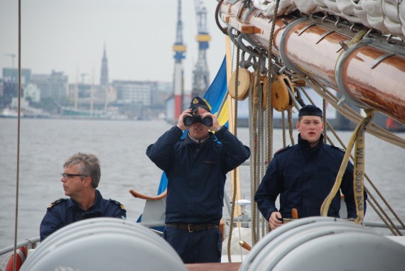 Efter losskastning Hamburg