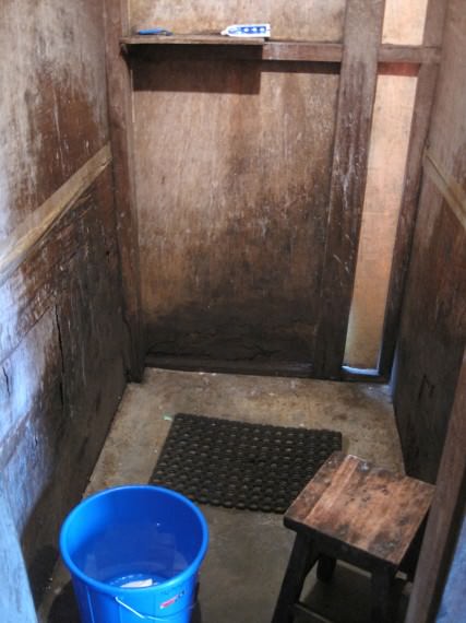 My bucket-shower :-)