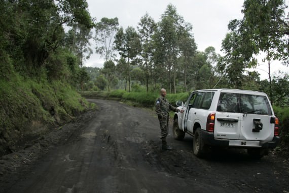 The road to Kitshanga