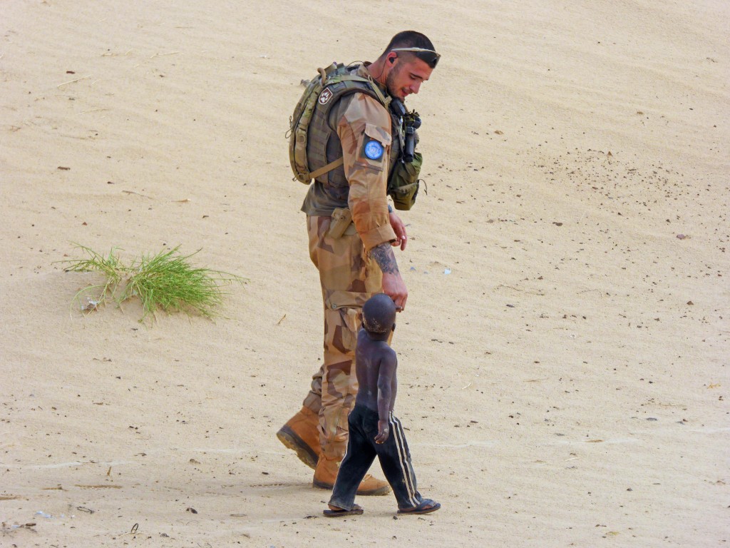 När alla andra alternativ är uttömda är soldaten det enda som skiljer friheten från förtrycket. Foto: Richard Kjaergaard/Mali02