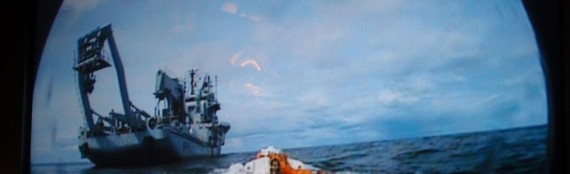 HMS Belos - perspektiv från räddningsfarkost (foto: 1.ubflj/FM)