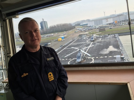 Kommendörkapten Mats Agnéus har ett förflutet som fartygschef på korvett typ Visby. Hans senaste arbetsplats var marinens taktiska stab på Högkvarteret. Foto: Magnus Lindstedt/Försvarsmakten